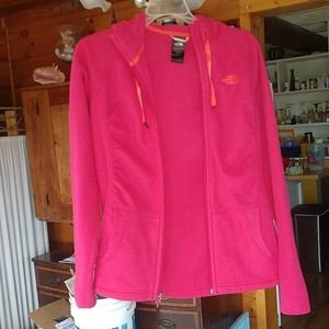 Pink The North Face hoodie.  Only worn once!